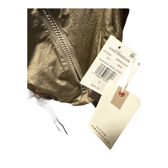 GOOD AMERICAN ESSENTIAL NYLON TRACK SUIT IN BRINDLE SIZE 2 (M) - Picture 13 of 14